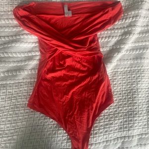 ASOS off the shoulder bodysuit